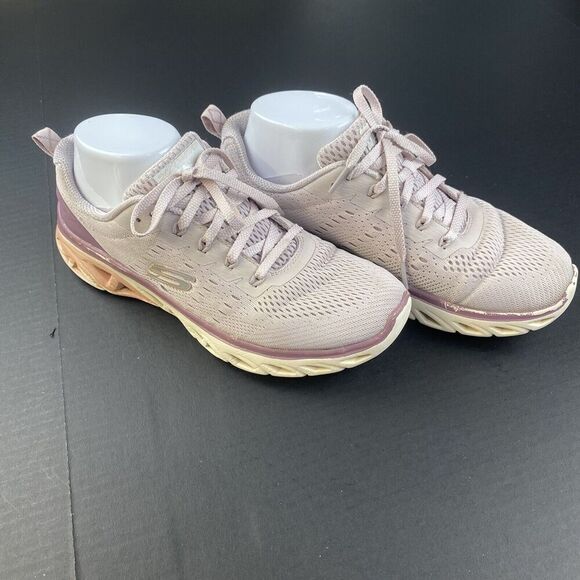 SKECHERS Memory Foam Air Cooled Women’s Run Train Shoes‎ Purple Pink Size 8.5 - Picture 1 of 16